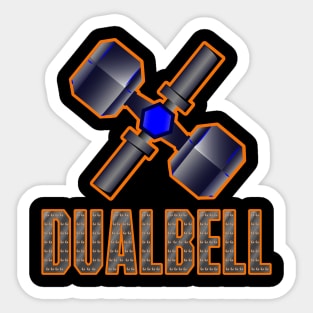 Dualbell Classic Logo Chest Sticker